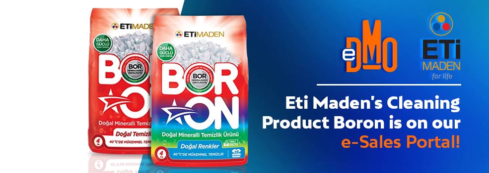 Eti Maden's Cleaning Product Boron is on our e-Sales Portal!
